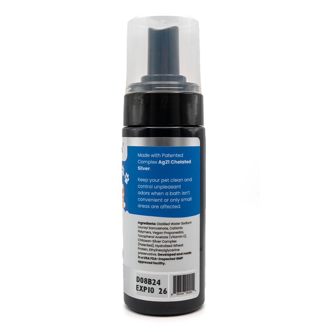 No Rinse Foam Shampoo for Pets | Waterless Pet Shampoo