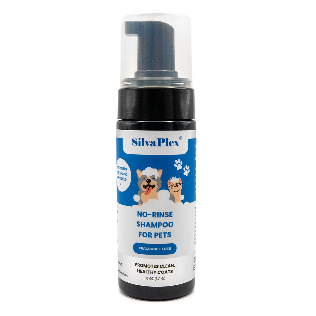 SilvaPlex® No-Rinse Foam Shampoo for Animals