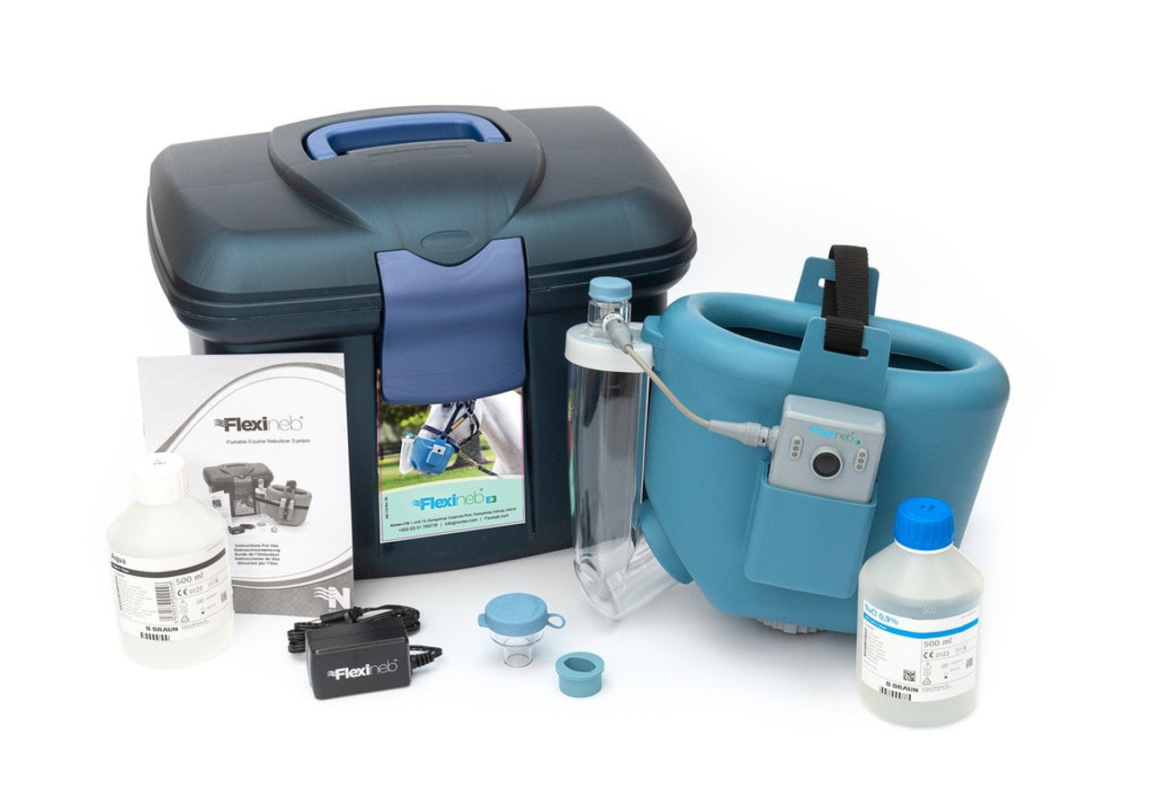 Flexineb E3 Equine Nebulizer | Portable Horse Nebulizer for Respiratory Support