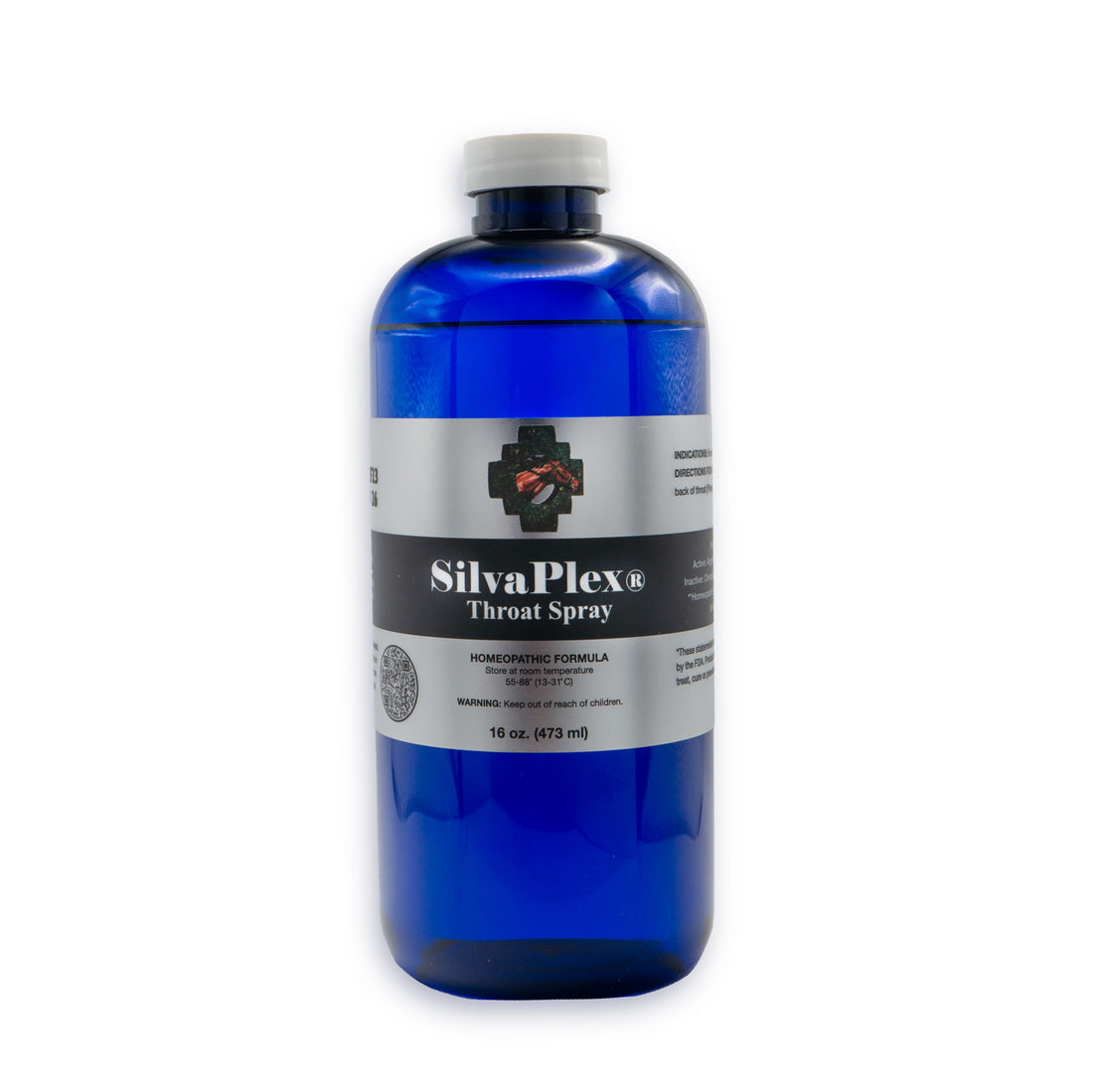 SilvaPlex Throat Spray Homeopathic Formula (8 oz and 16 oz)