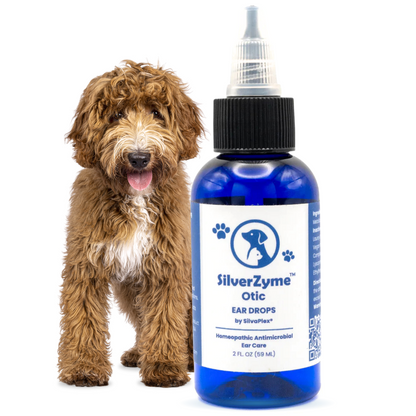 SilverZyme™ Otic Pet Ear Drops – Soothing &amp; Antiseptic Ear Itch Formula